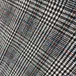 Veve Glen Plaid Flared Midi Skirt Elastic Waist Lined Women's Gray Photo 1