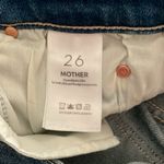 MOTHER Denim NWT  Mid Rise Dazzler Ankle Fray Jeans Riding Cliffside Size 26 Photo 14
