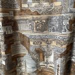 Leslie Fay  size 8 vintage silky tie at waist top. Oversized. Photo 3