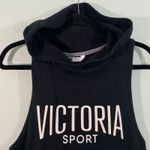 Victoria's Secret Sport VSX Black Hooded Workout Sleeveless Sweatshirt Size XS Photo 1