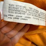 ZARA  Orange Ruffle Sleeve Statement Cropped Top Bold & Playful Sz M Photo 7