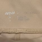 Aerie Women’s  Move 7/8‎ Leggings High Rise Tan Size Medium Cutouts Pockets Photo 5