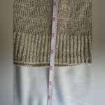 Loft  Metallic Gold short sleeve pullover round neck sweater Size Medium NWT Photo 8