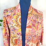 Knox Rose Boho  Peach Paisley Kimono Photo 1