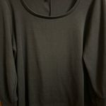 Eloquii Size 14/16 Black Long Sleeve Scoop Neck Sweater/Top Tapered Wrists Photo 2