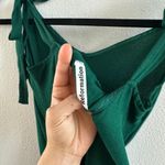 Reformation  Christianna Dress Green Size Medium Photo 7