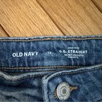 Old Navy  High Rise Straight Jean Denim Shorts Womens 12 Distressed Photo 1