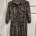 Juicy Couture  Long Sleeve Cheetah Print Romper - Size 12 - EUC Photo 0