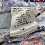 Ibkul Larisa Pull On Printed Skort Skirt Floral Navy Multi Red Purple Large L Photo 10