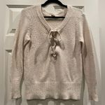 Roxy My Little Bliss Lace Up Sweater Photo 1