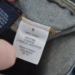 J.Crew Indigo Denim Trucker Jacket Light Wash S Distressed Jean Vintage Blue Photo 6