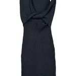 White Fox Boutique  - Rib Knit Twist Front Sleeveless Dress in Black Photo 0