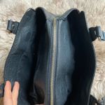 BMW Black leather mini duffle Bag and White Cap Set Photo 4