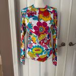 Trina Turk Fontaine One-Piece Paddle Suit Rashguard Swimsuit. Size XL.MSRP $172 Photo 7