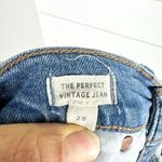 Madewell The Perfect Vintage Jean in Denman Wash Size 28 Distressed Photo 9