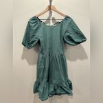 Peter Som  X RTR‎ Green Puff Sleeve Dress Size 10 Photo 2