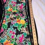 Modest Swimsuit Size US M L Korean 3XL One Piece Korean Black Floral Boyshort Size L Photo 4