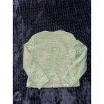 J.Jill  Blazer Jacket Womens‎ Green Multicolor Tweed Casual Zip Up Size M Photo 5