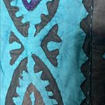 The Territory Ahead Vintage Quilted Cotton Jacket Blue Green Sz M Artsy Boho Photo 2