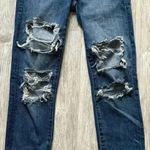 American Eagle  | Women’s Distressed Next Level Stretch Hi-Rise Jegging | 4R Photo 1