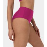 Halara Solid High Waisted Bikini Bottom Swimsuit Pink M Photo 4