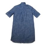 Trina Turk  Rosetta Frayed Denim Chambray Shirtdress Size 4 Photo 5