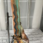 Anuschka Hand Painted Leather Purse Boho Hippie Handbag Tote India Abstract Art Photo 11