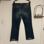 American Eagle Vintage Hipster Bootcut Mid Rise Denim Blue Jeans Size 14 Photo 1