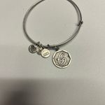 ALEX AND ANI  Silver-Tone Bangle Bracelet 2016 Initial C "C" Photo 2