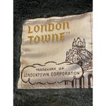 Vintage 90s London Towne Pale Blue Trench‎ Coat Overcoat Womens Size 10P Photo 3