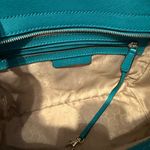 Michael Kors  SELMA MD TZ Satchel Aquamarine Saffiano Leather Photo 8