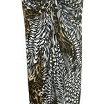 Chico's  Sleeveless Stretch Scrunch Dress A Line Cheetah Leopard Print SZ 0 Photo 3