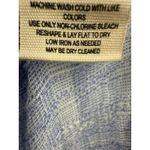 Free People Headed to the Highlands Shirt Blue White Button Down Textured Boho M Photo 4