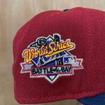 New Era Cap Oakland athletics battle of the bay World Series patch size 7 1/4 59fifty fitted brand new  Photo 3