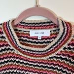 John + Jenn ✨  Striped Pullover Sweater Small Pink Photo 2