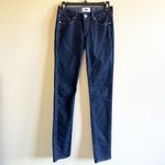 Paige Skyline Stretch Skinny Jeans Denim Twilight Black Dark Wash Size 25 Photo 1