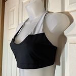 Victoria's Secret  Sport Black and Silver Halter Top Racerback Sports Bra M Photo 3