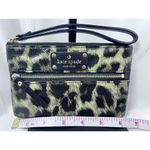Kate Spade Leopard Wristlet Nylon Pouch Strap Photo 7