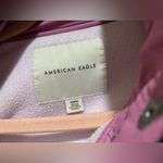 American Eagle  Fleece Jacket Womens Medium Full Zip 100% Polyester Pink Photo 4