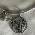 ALEX AND ANI  "Because I Love You" Charm Bangle in Silver-Tone Brass Photo 1
