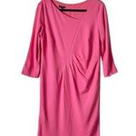 Escada Barbie Pink Sheath Dress Size 42 Photo 0