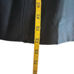 Ralph Lauren Lauren Womens Tweed Faux Leather Trim Fit Flare Dress Size 6 Career Photo 9