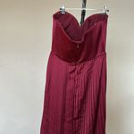 House Of CB L D-DD 'Marcella' Berry pleated georgette maxi dress NWOT Photo 9