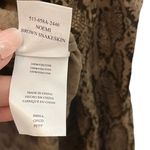 Rails  NWT Noemi Snake Print Blouse Women’s Size Small Brown Long Sleeve Button Photo 6