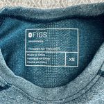 FIGS Salta Seamless Long Sleeve Underscrub Top Caribbean Blue Size XS Photo 9