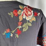 Andree by Unit  Women's‎ Embroidered Dress Gray Floral Medium Boho Casual Photo 7