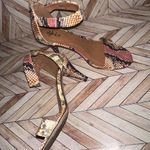 Style & Co  Strappy Womens Snakeskin High Heels Pumps Size 7 Photo 3