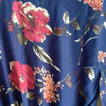 Lulus  pretty pretender navy floral mini long sleeve dress -  XS Photo 10