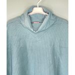 Tuckernuck Blue Rollins Funnel Neck Ribbed Pullover Size Medium Photo 2