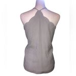 J.Crew Navy and White Striped Blouse Photo 1